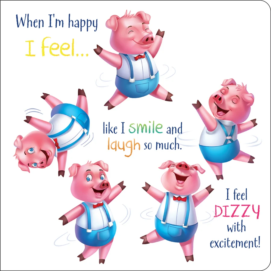 I Feel Happy - Children's Emotions Book