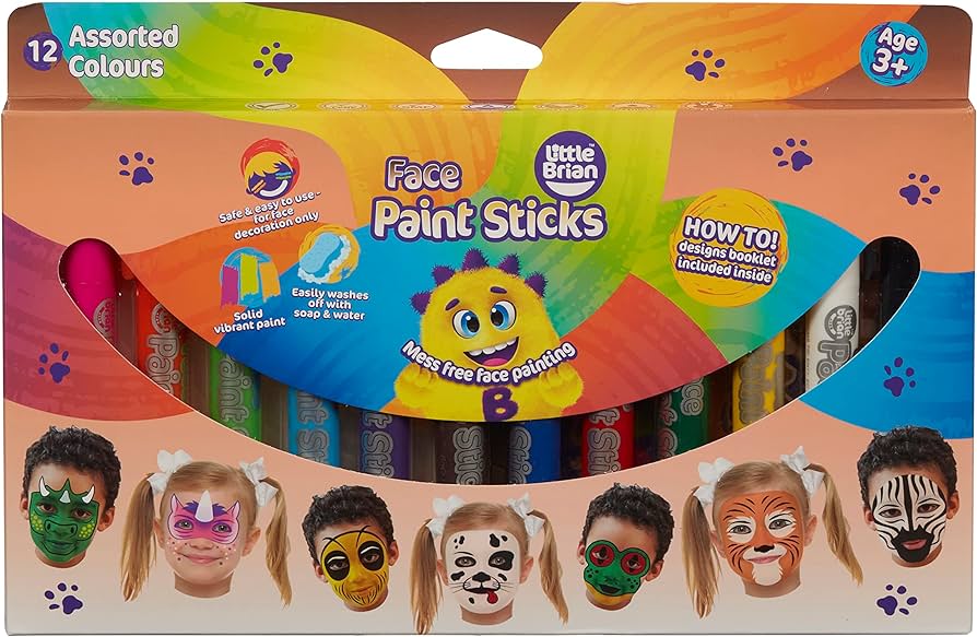 Little Brian FACE PAINT Sticks Classic 12 pk