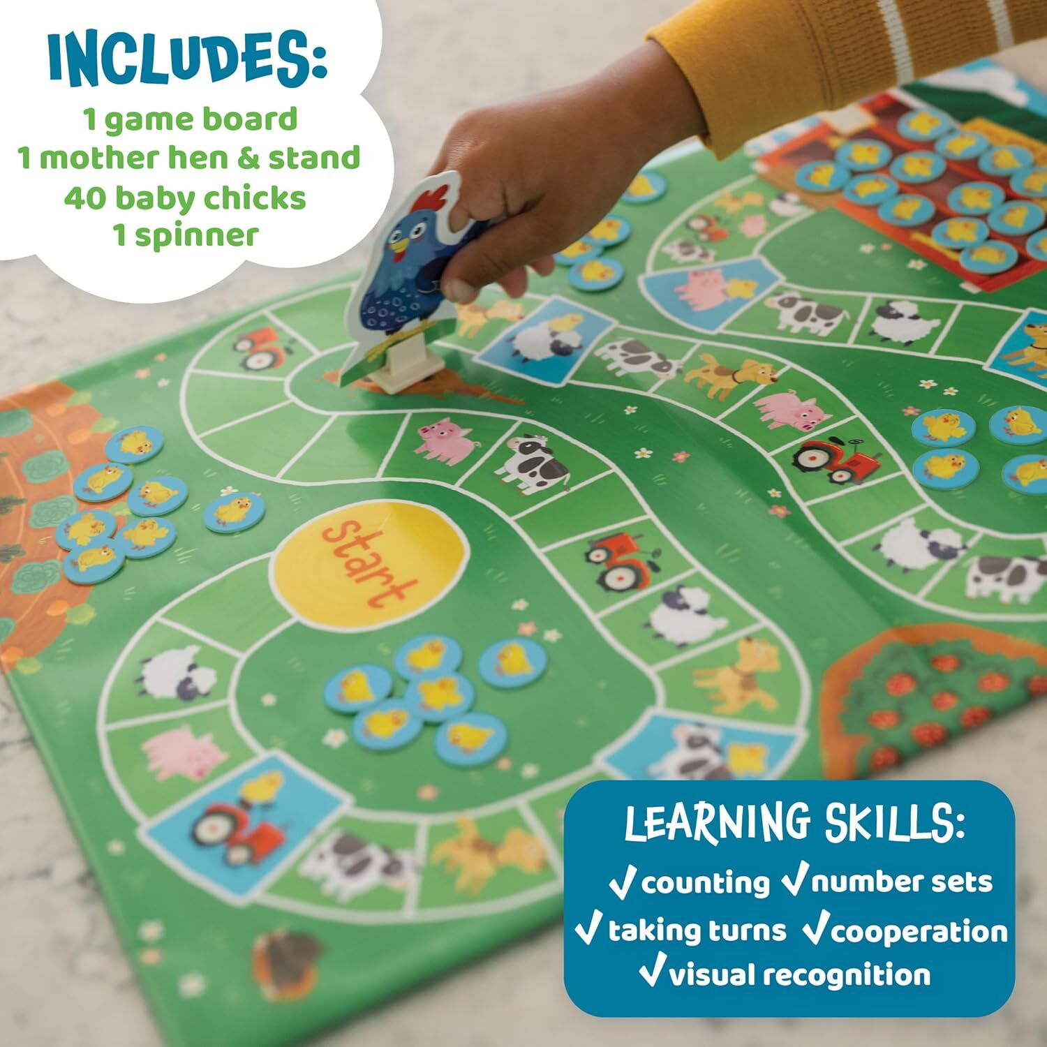 Count Your Chickens by Peaceable Kingdom - Mindware