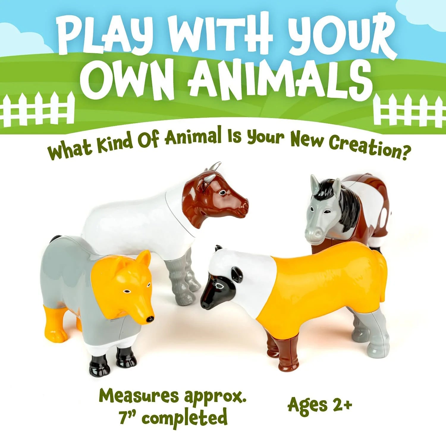Mix or Match Animals - Farm 1 - Large Pieces