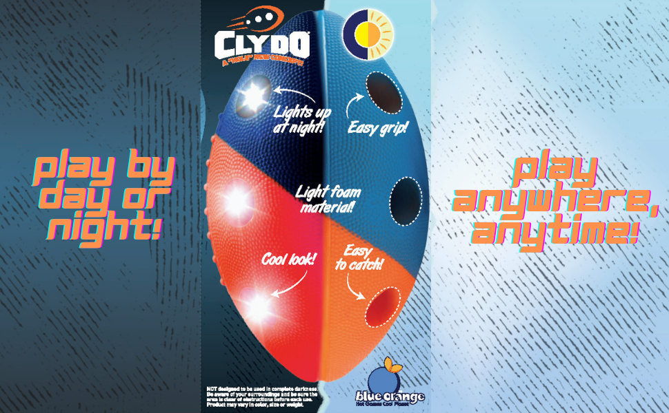 Clydo-Light up Football by Blue Orange Games