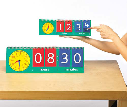 Learning Can Be Fun - Extra Large Tell Time Flip Chart