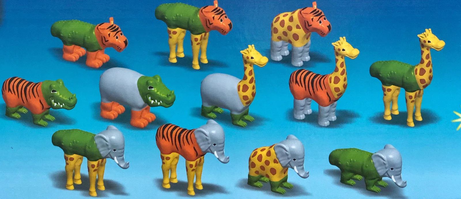 Mini Magnetic | Mix or Match Jungle Animals