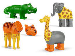 Mix Or Match - Jungle/Safari Animals - Large Pieces