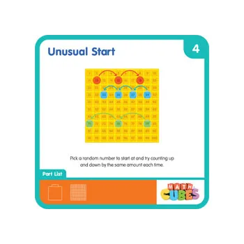 Hundred Mathstick Bundle Math Problem Mathcubes - Hundreds Board by Junior Learning