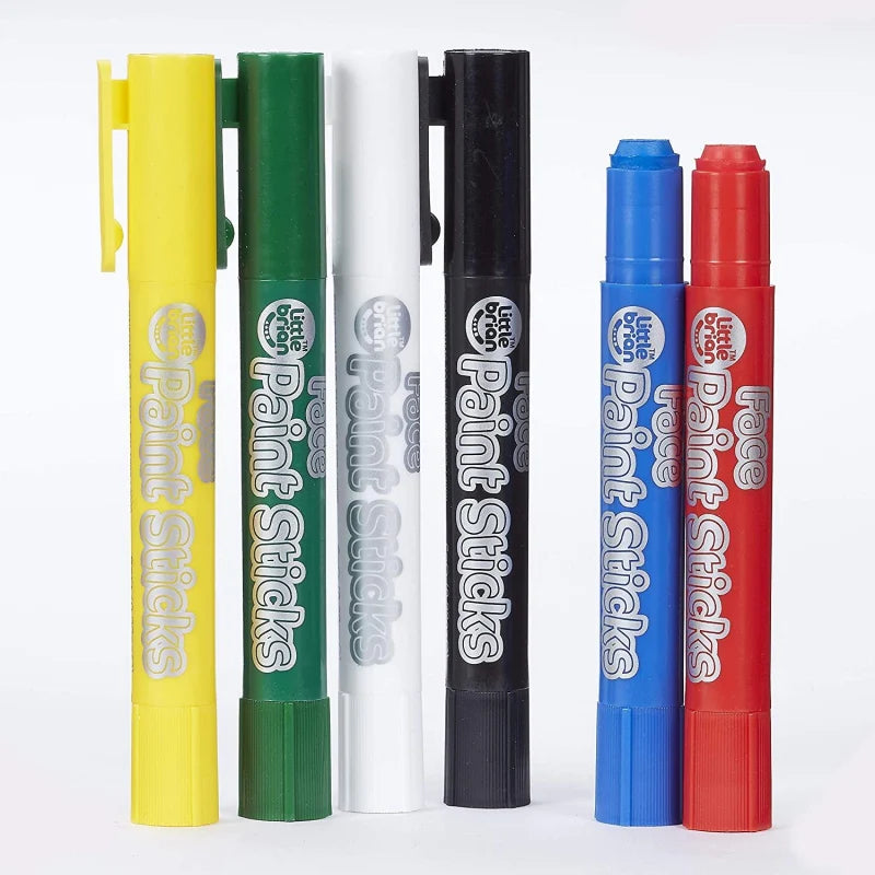 Little Brian Face Paint Sticks Classic 6 pk