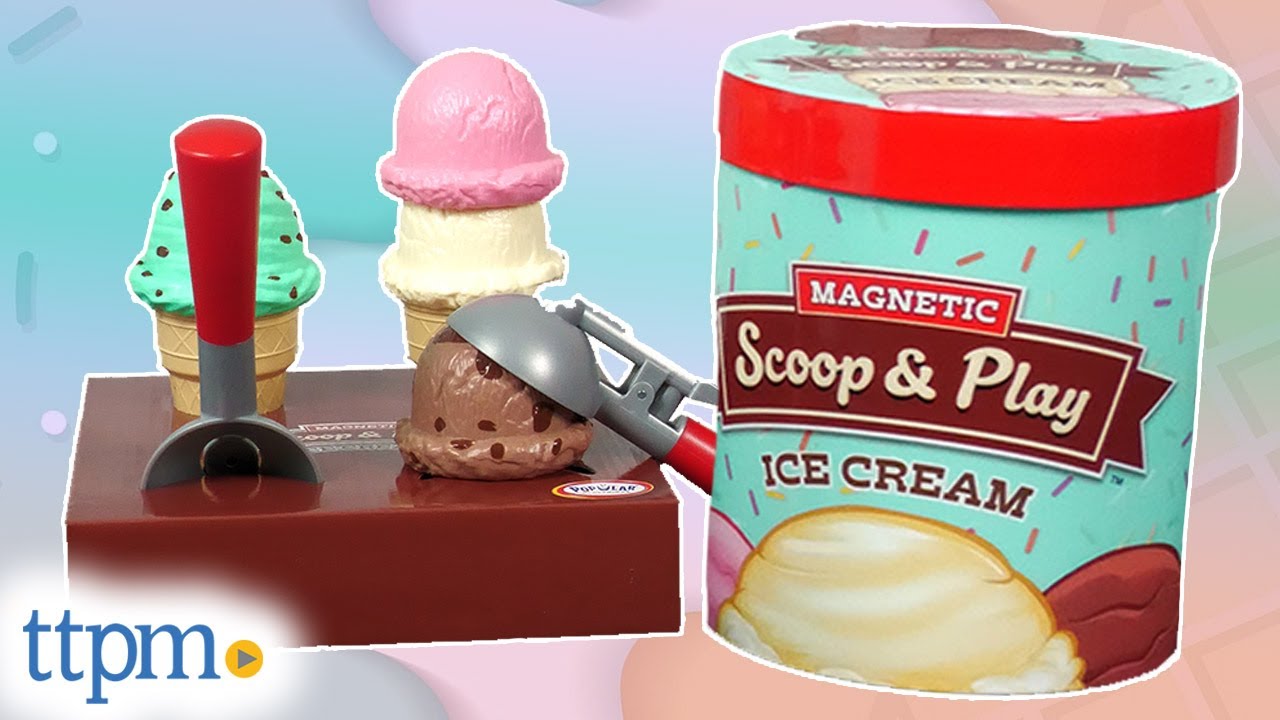 Magnetic Scoop & Play Ice Cream - by Popular Playthings