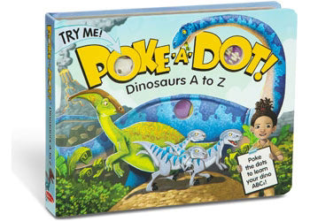 Poke-A-Dot - Dinosaurs A to Z Book by Melissa & Doug