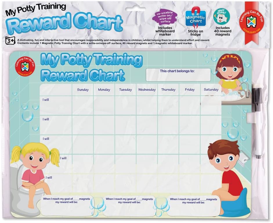 My Potty Training Reward Chart - by Learning Can be Fun