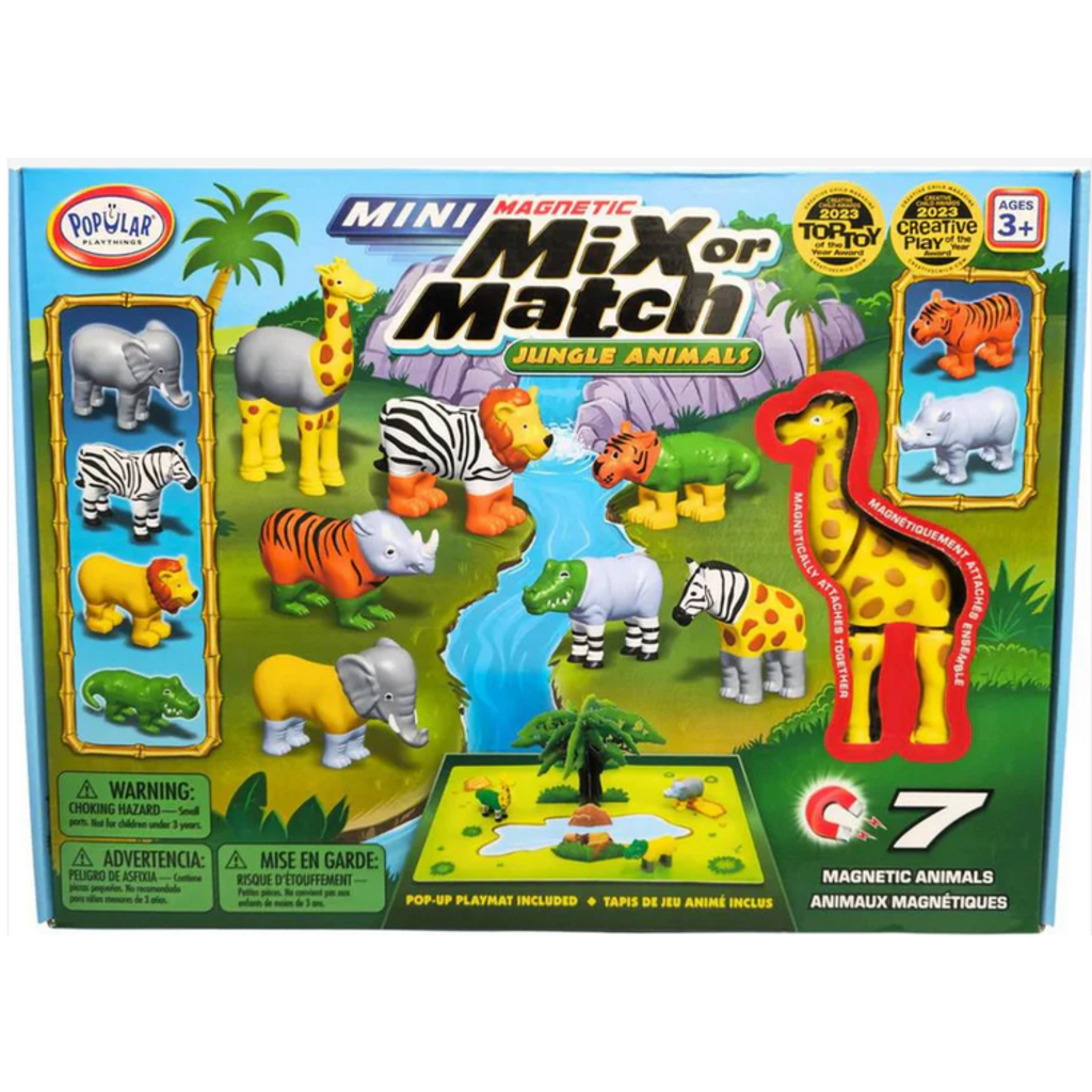 Mini Magnetic | Mix or Match Jungle Animals