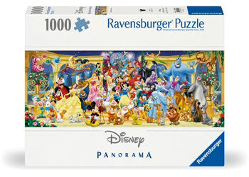 Genuine Ravensburger Disney Characters Panorama 1000 Jigsaw Puzzle