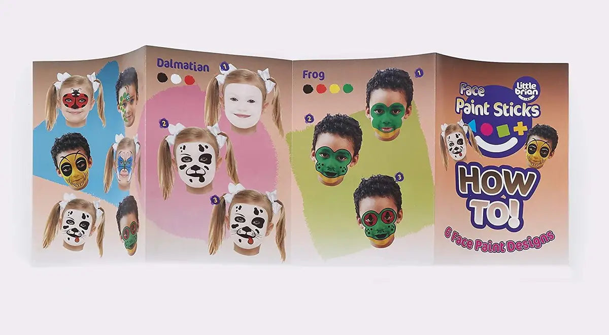 Little Brian Face Paint Sticks Classic 6 pk