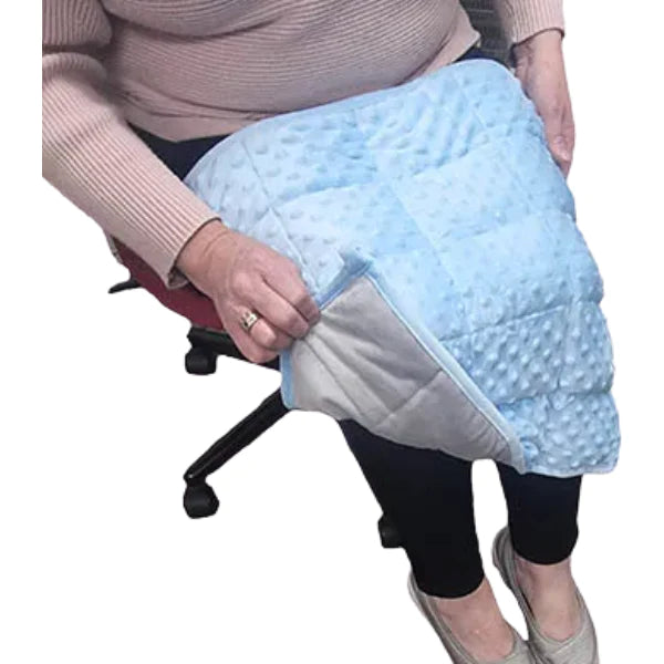 Sensory Sensations - Weighted Lap Blanket Blue/Grey 2.5 kg