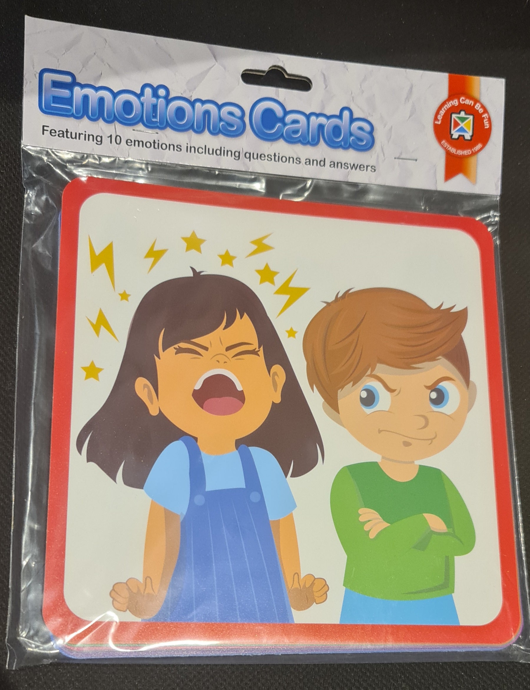 Emotion Cards with Q & A Guide - Emotions Training