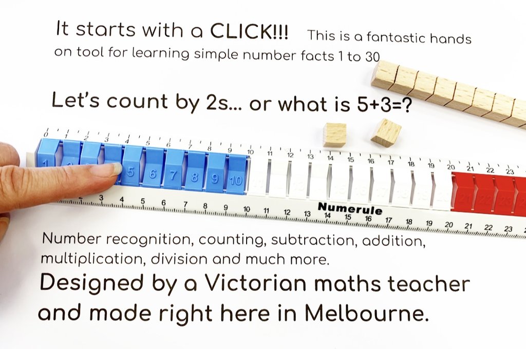 Numerule Counting Ruler - Count - Add - Number Sequences