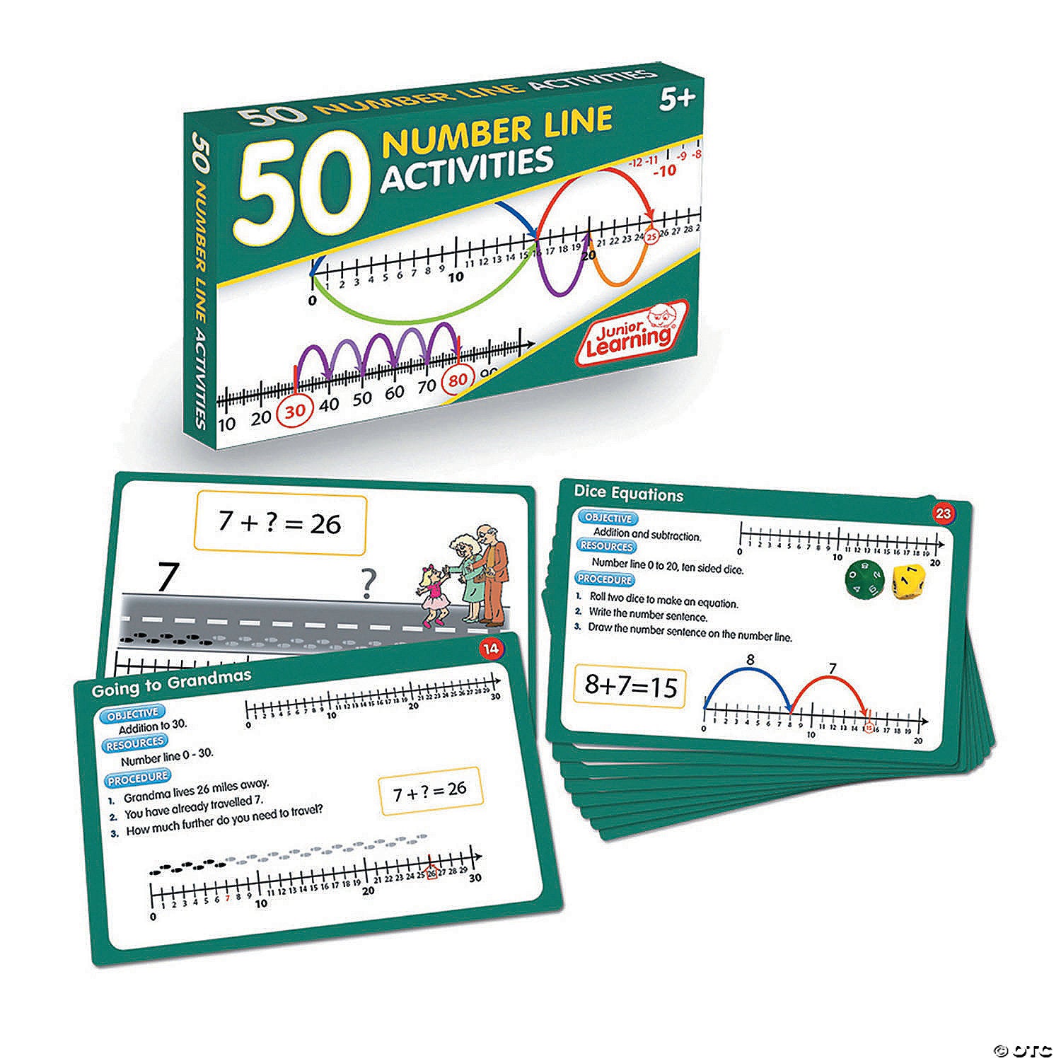 50 Number Line Activities by Junior Learning