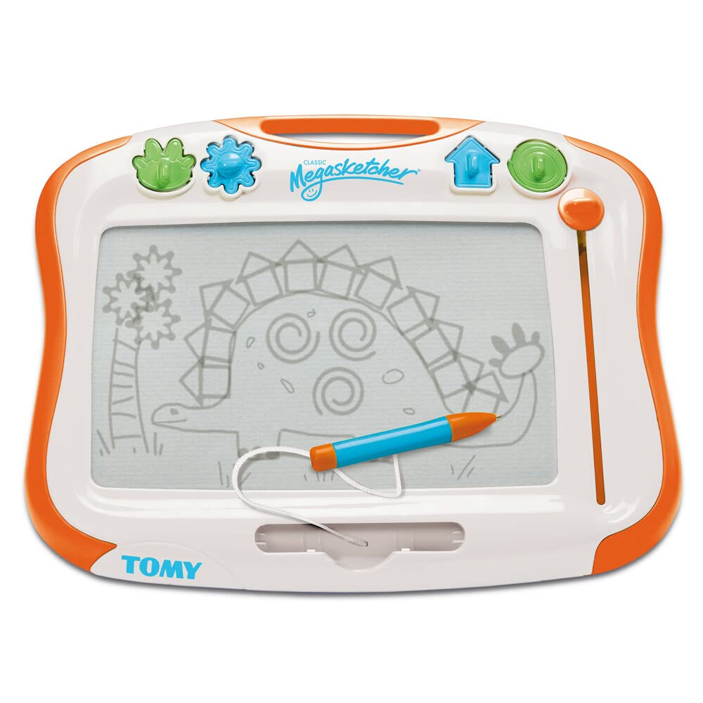 WHITE/ORANGE - TOMY Megasketcher Classic - Drawing Tool