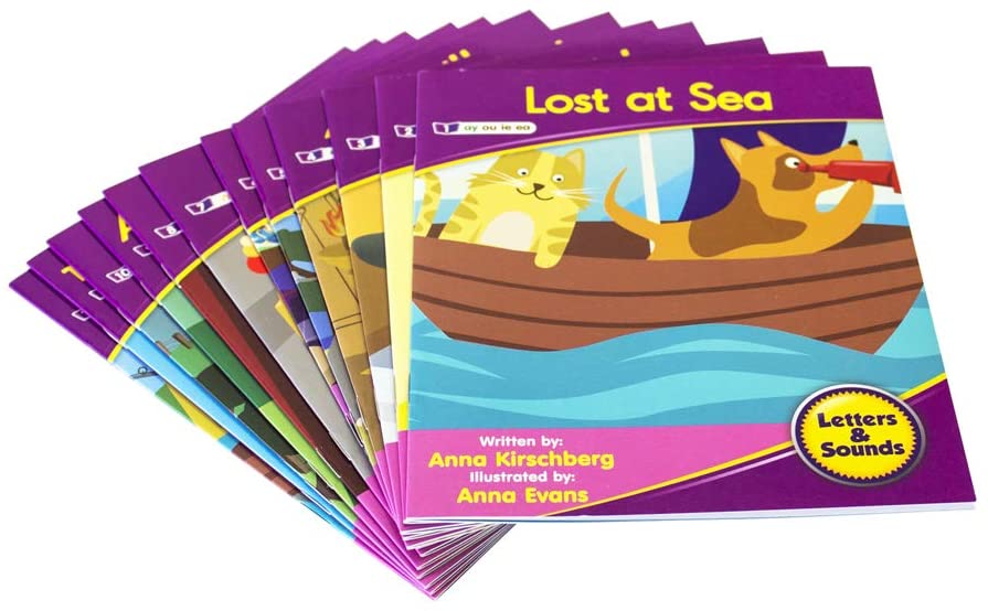 12 Decodable Readers - Phase 5 - Vowel Sounds - FICTION Books - By Junior Learning