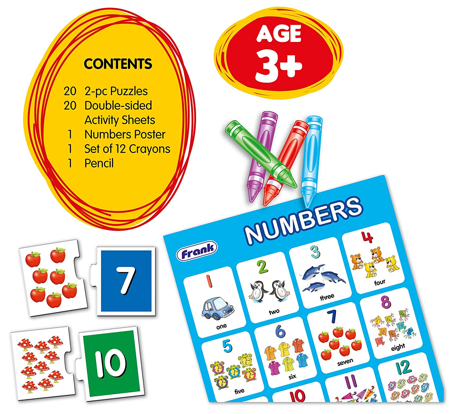 Number Learning Kit Frank Educational Early Learning – Numbers Kit