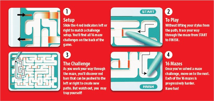 Amaze Game 16 maze challenges by Thinkfun TN5820