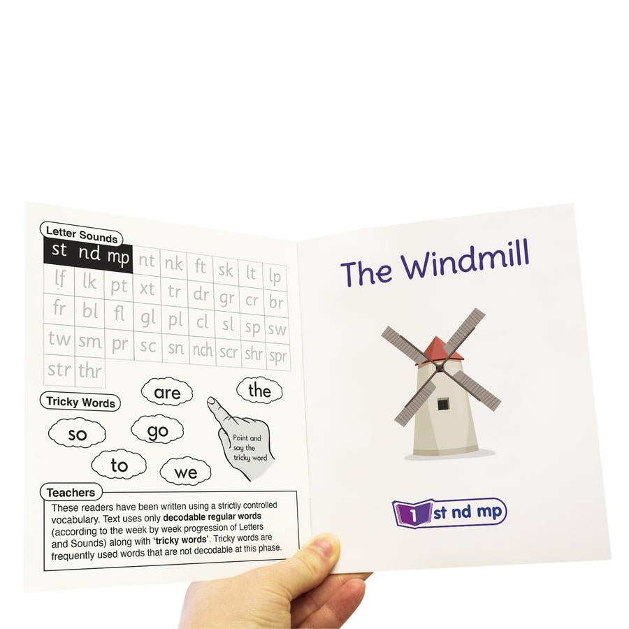 12 Decodable Readers - Phase 4 - Blend - FICTION Books - By Junior Learning