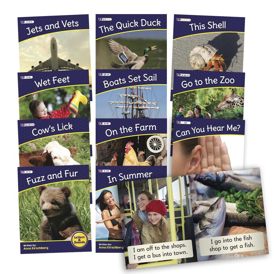12 Decodable Readers - Phase 3 - Phonics - NON FICTION Books by Junior Learning