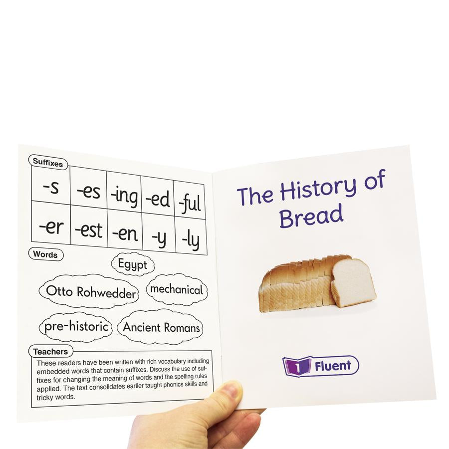 12 Decodable Readers - Phase 6 - Spelling - NON FICTION Books - By Junior Learning