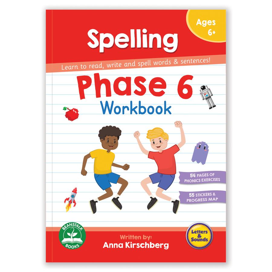 Phase 6 Spelling Workbook by Beanstalk Books