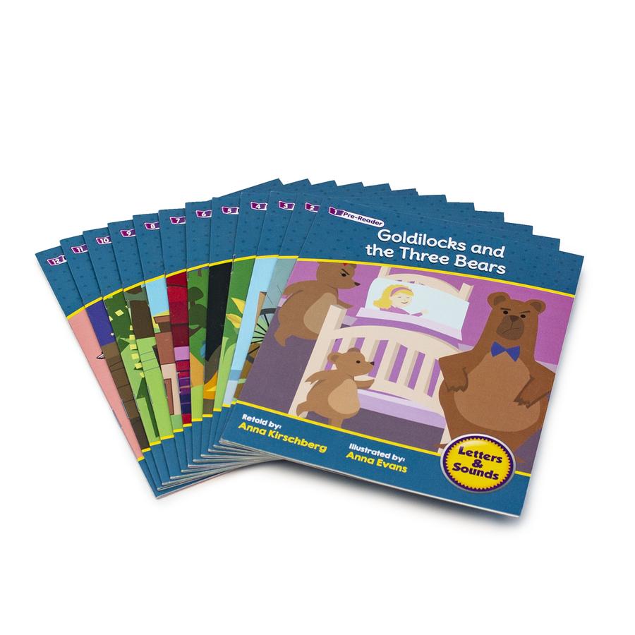 12 Decodable Readers - Phase 1 - Phonemic Awareness - FICTION Books - By Junior Learning