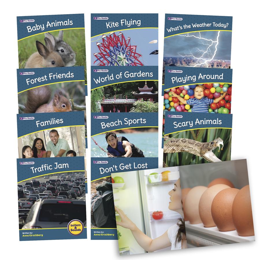 12 Decodable Readers - Phase 1 - Phonemic Awareness - NON FICTION Books - By Junior Learning