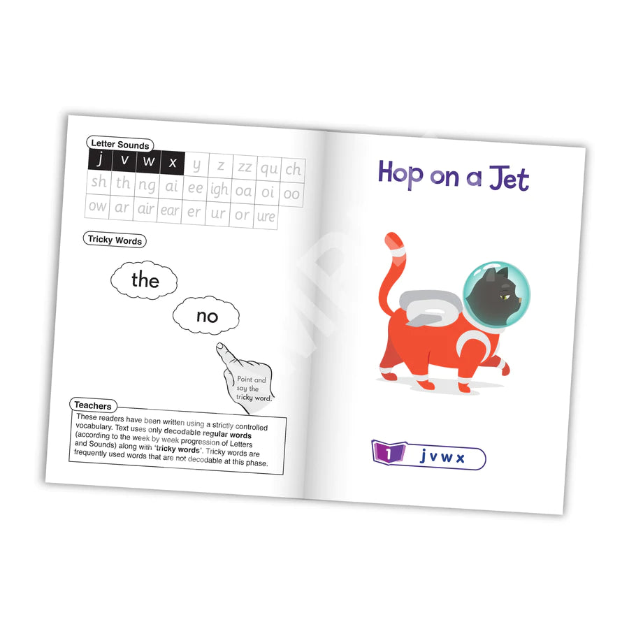 12 Decodable Readers - Phase 3 - Phonics - FICTION Books by Junior Learning