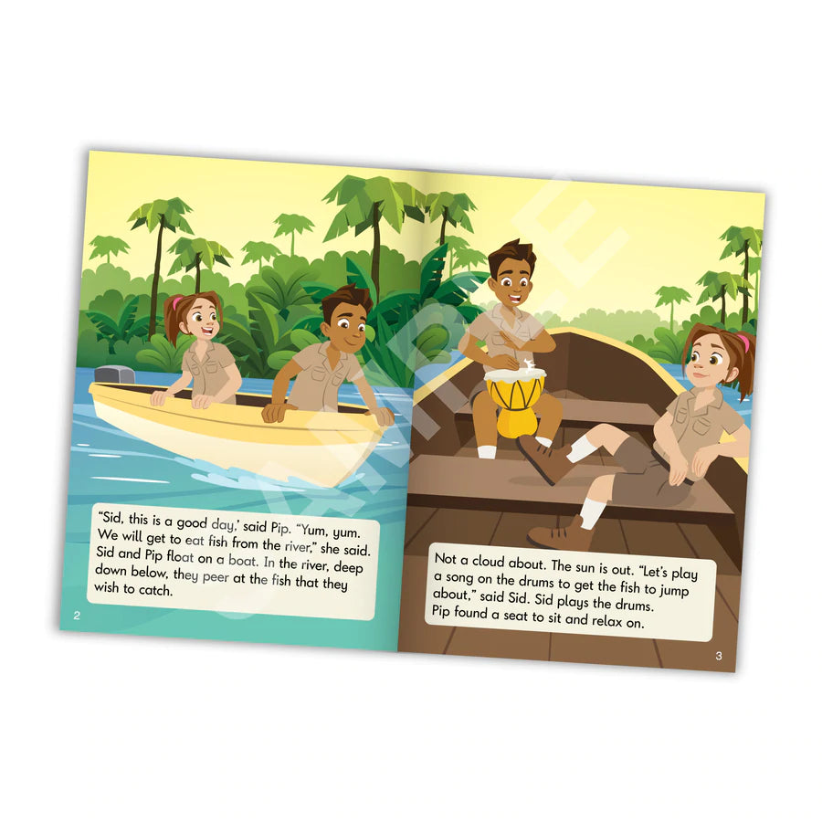 12 Decodable Readers - Phase 5 - Vowel Sounds - FICTION Books - By Junior Learning