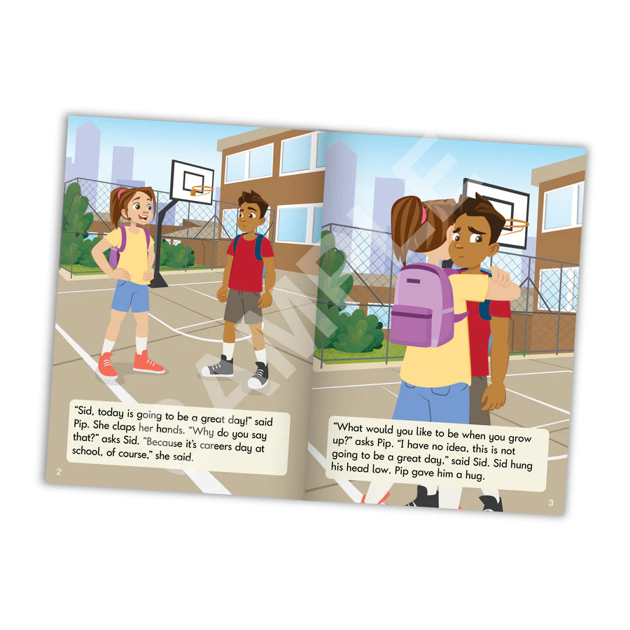 12 Decodable Readers - Phase 6 - Spelling - FICTION Books - By Junior Learning