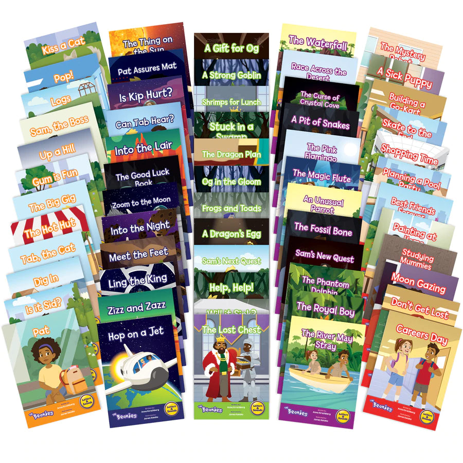 Decodable Readers Library - FICTION Books -By Junior Learning