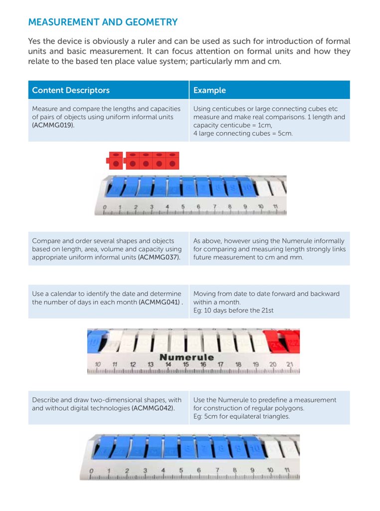 Numerule Counting Ruler - Count - Add - Number Sequences