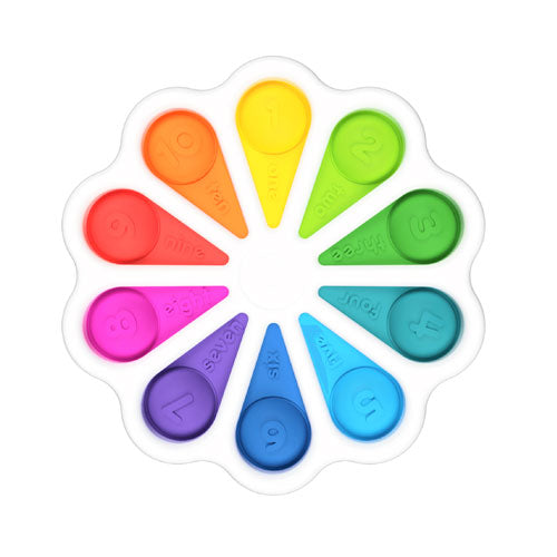 Dimpl Digits Popit Sensory Toys English & Spanish by Fat Brain Toy Co. Ages 2+