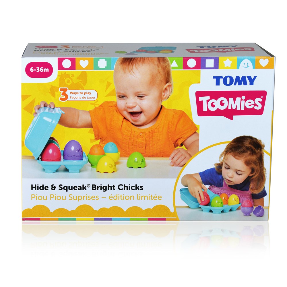 Hide and Squeak Bright Chicks by TOMY