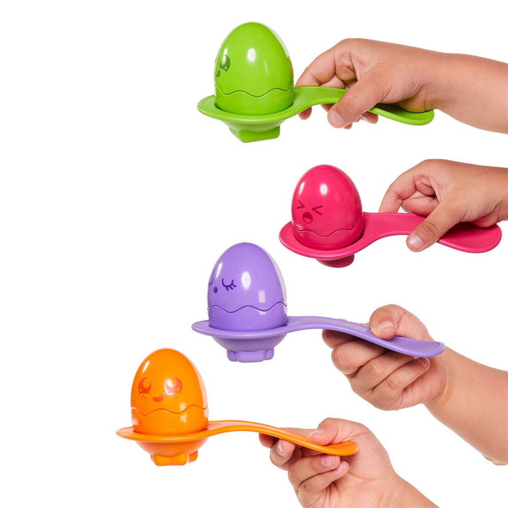 Hide and Squeak Egg and Spoon Set by TOMY