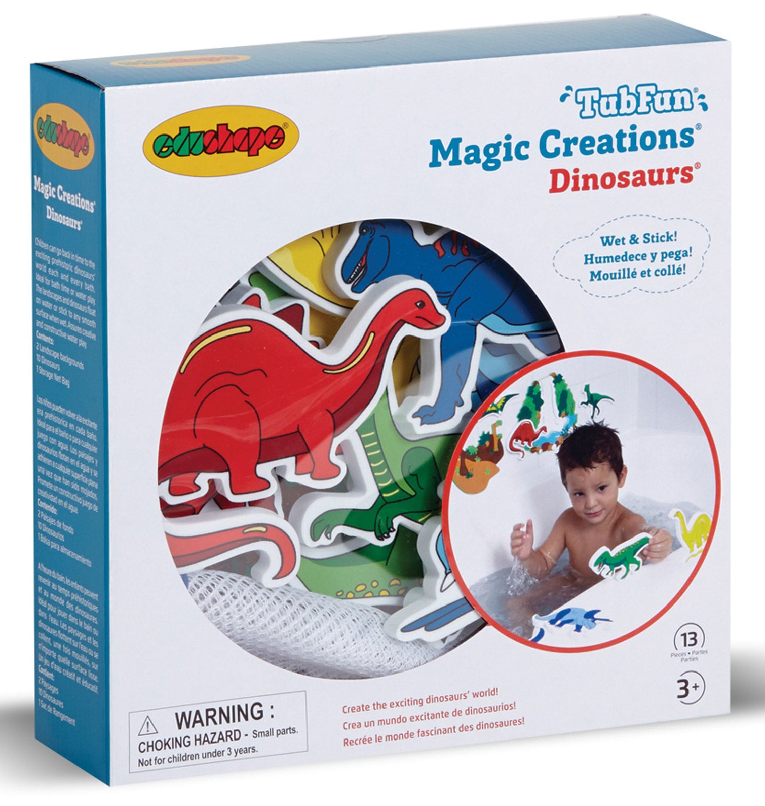 Tub Fun Dinosaurs Bath Toys by Edushapes 3+
