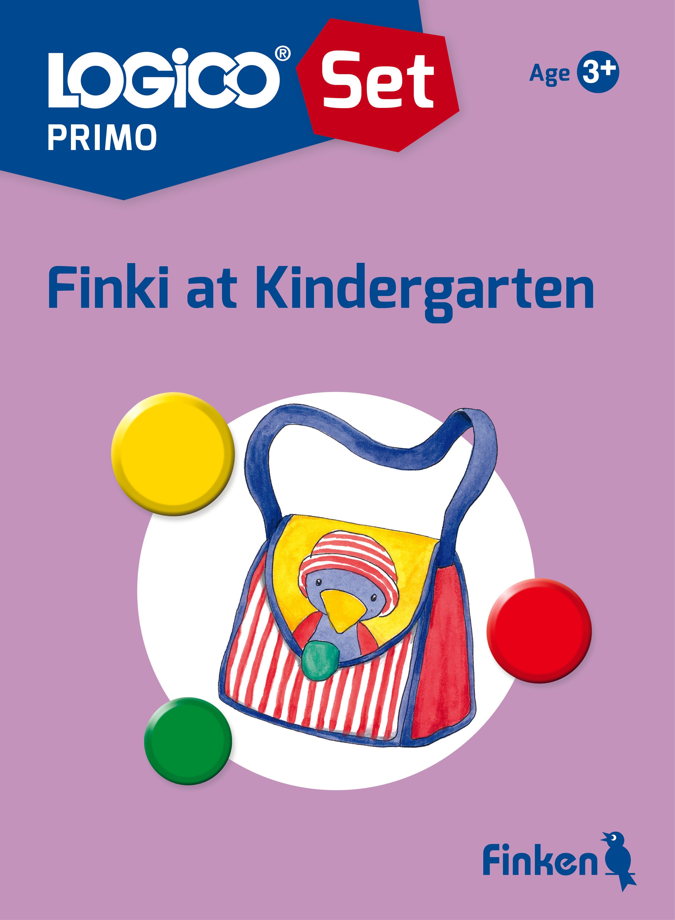 Finki at the Kindergarten Learning Cards for LOGICO Primo Board 3 Years +