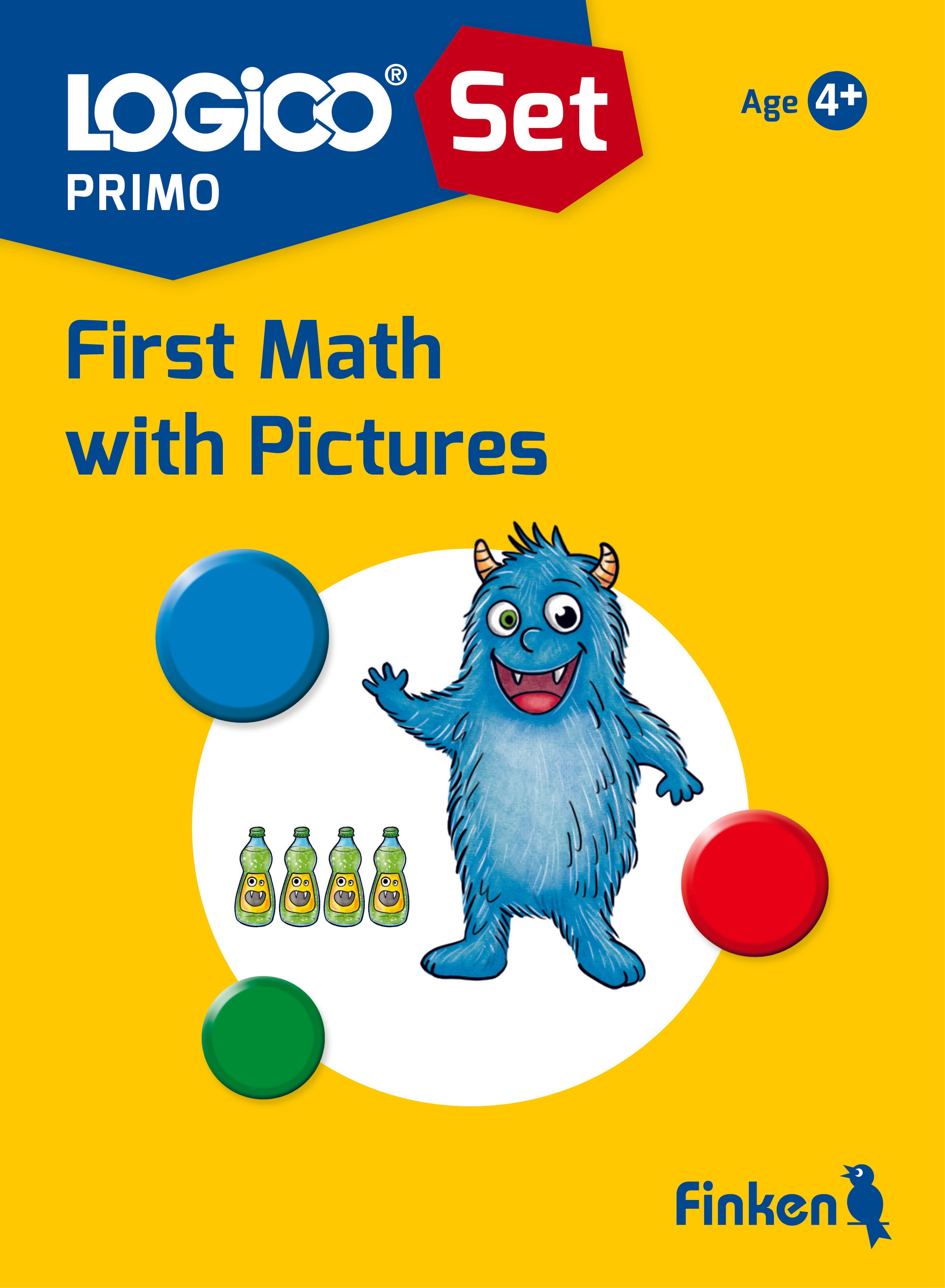 First Math with Pictures Learning Cards for LOGICO Primo Board 4 Years +