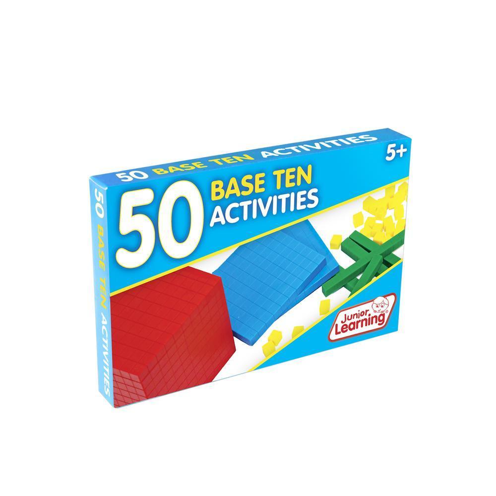 50 Base Ten Set Activities Cards - for MAB Blocks
