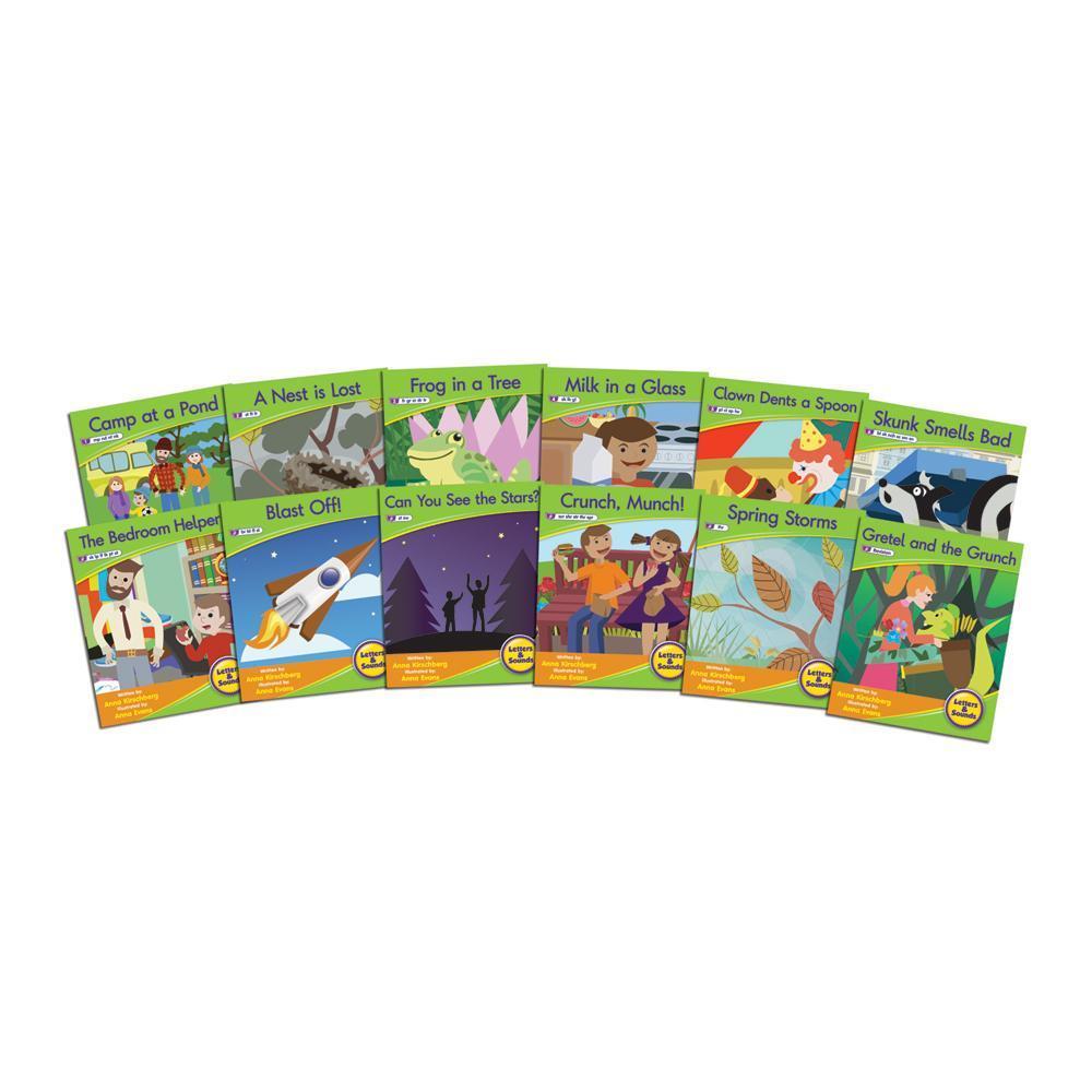 12 Decodable Readers - Phase 4 - Blend - FICTION Books - By Junior Learning