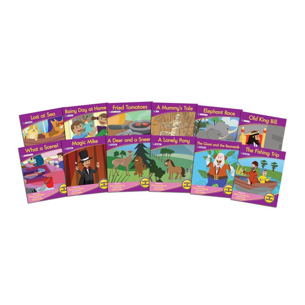 12 Decodable Readers - Phase 5 - Vowel Sounds - FICTION Books - By Junior Learning