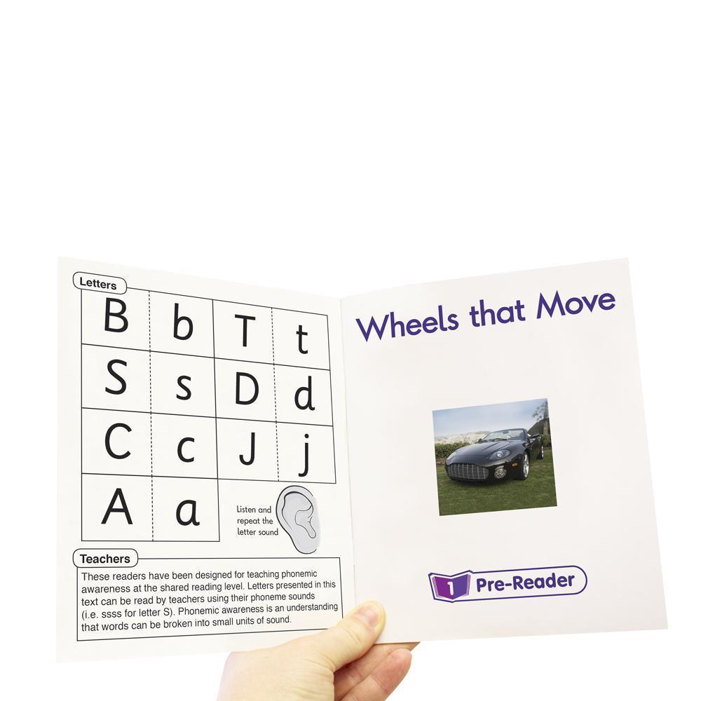 12 Decodable Readers - Phase 1 - Phonemic Awareness - NON FICTION Books - By Junior Learning