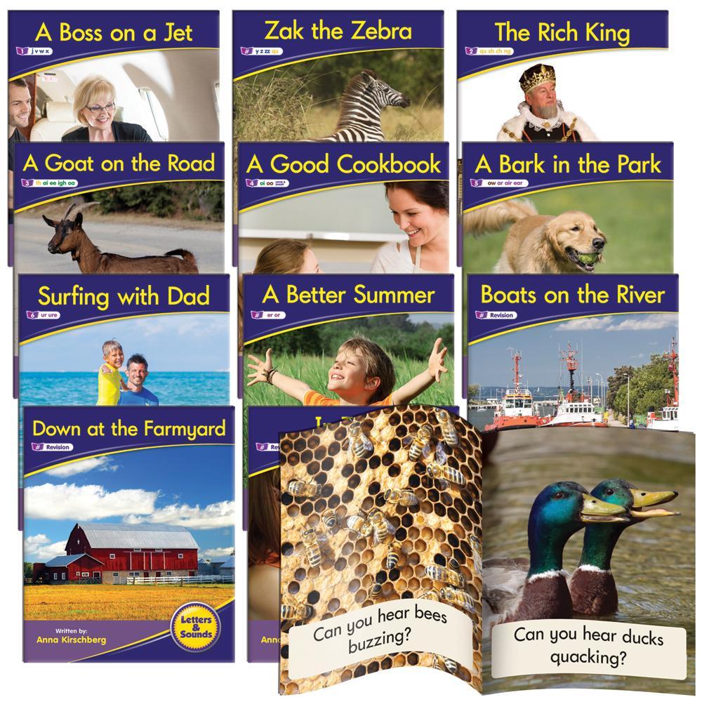 12 Decodable Readers - Phase 3 - Phonics - NON FICTION Books by Junior Learning