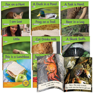 12 Decodable Readers - Phase 4 - Blend - NON FICTION Books - By Junior