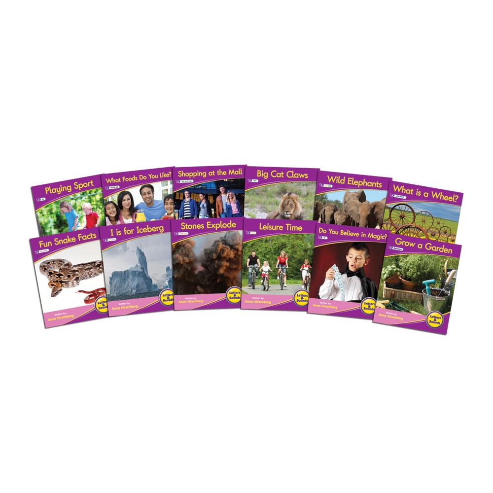 12 Decodable Readers - Phase 5 - Vowel Sounds - NON FICTION Books - By Junior Learning