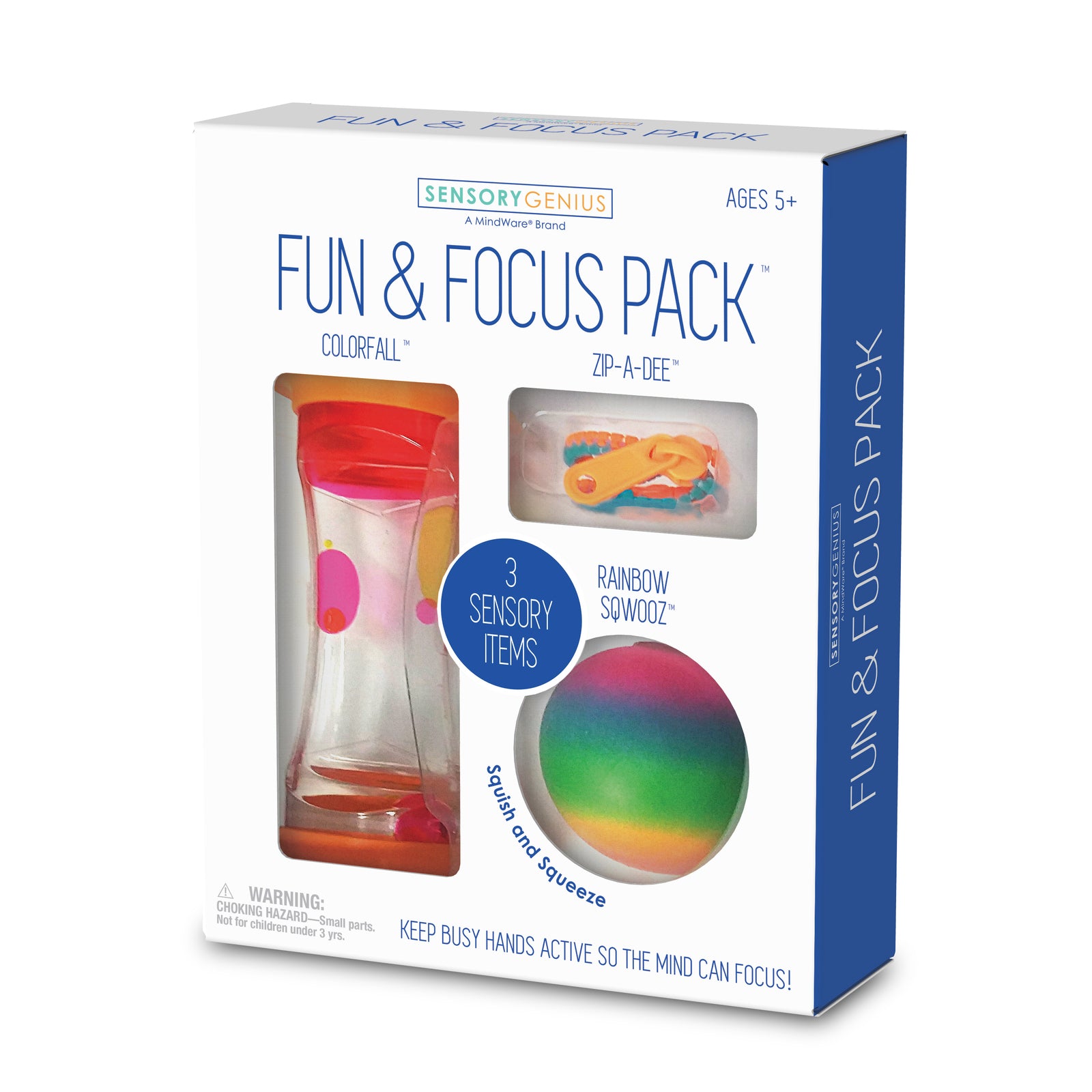 Sensory Fun and Focus Pack - 3 ITEMS - Sensory Genius