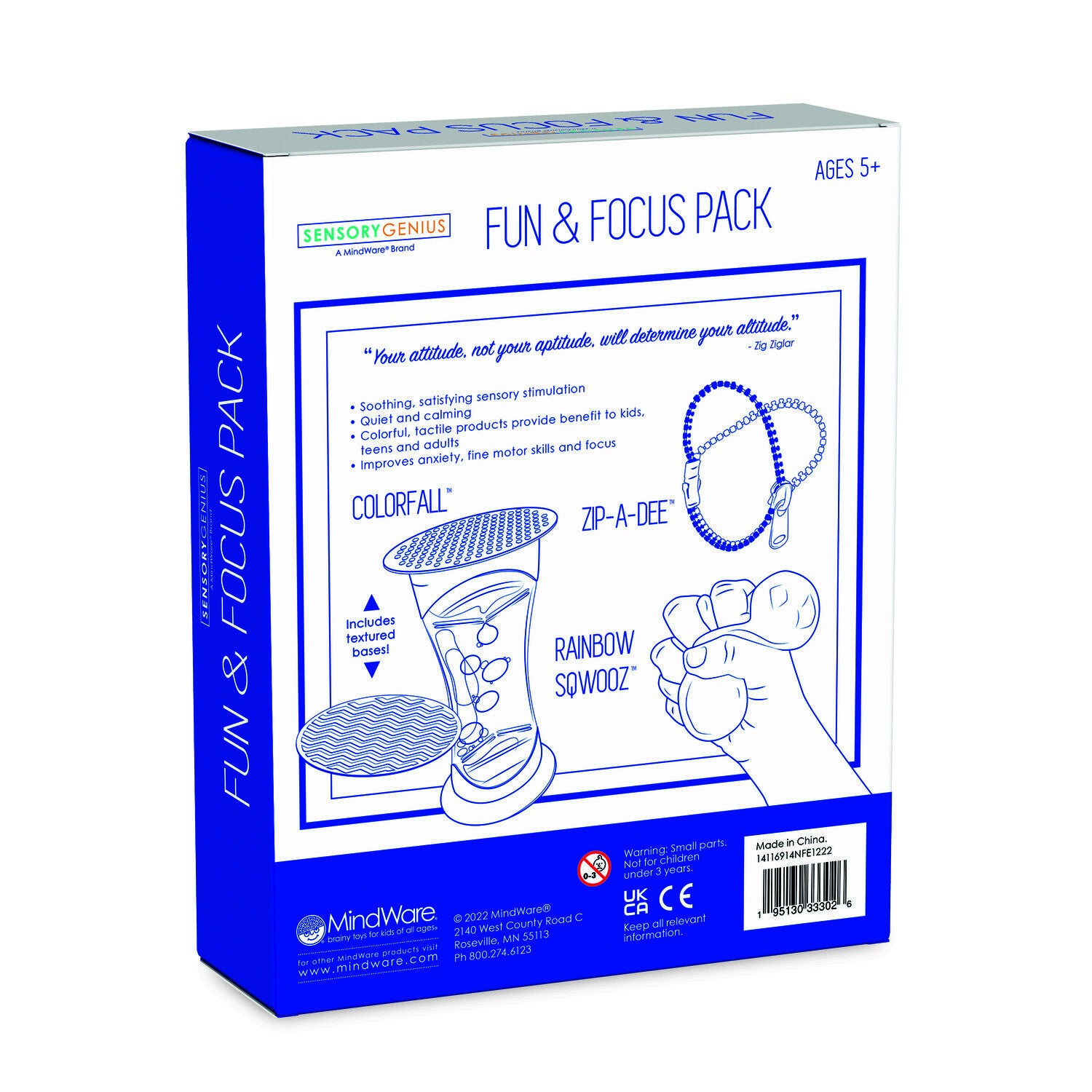 Sensory Fun and Focus Pack - 3 ITEMS - Sensory Genius